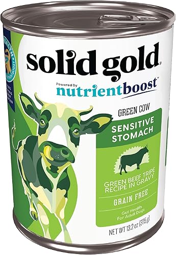 Miniatura 6 de Solid Gold Green Cow - Alimento húmedo para perros adultos y mayores, paquete de 12 latas de 13.2 onzas para comedores exigentes, comida enlatada