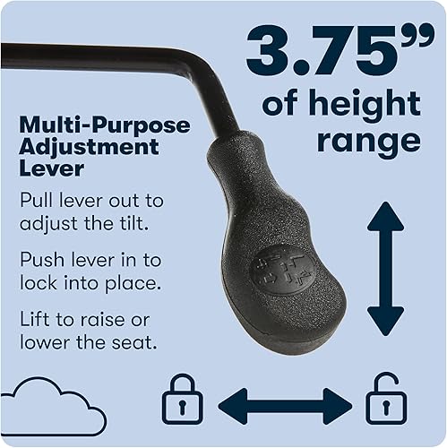 Miniatura 88 de Serta® Hannah Silla ejecutiva para oficina en casa, ergonómica de respaldo medio con soporte lumbar, cojín de asiento firme, almohadas corporales