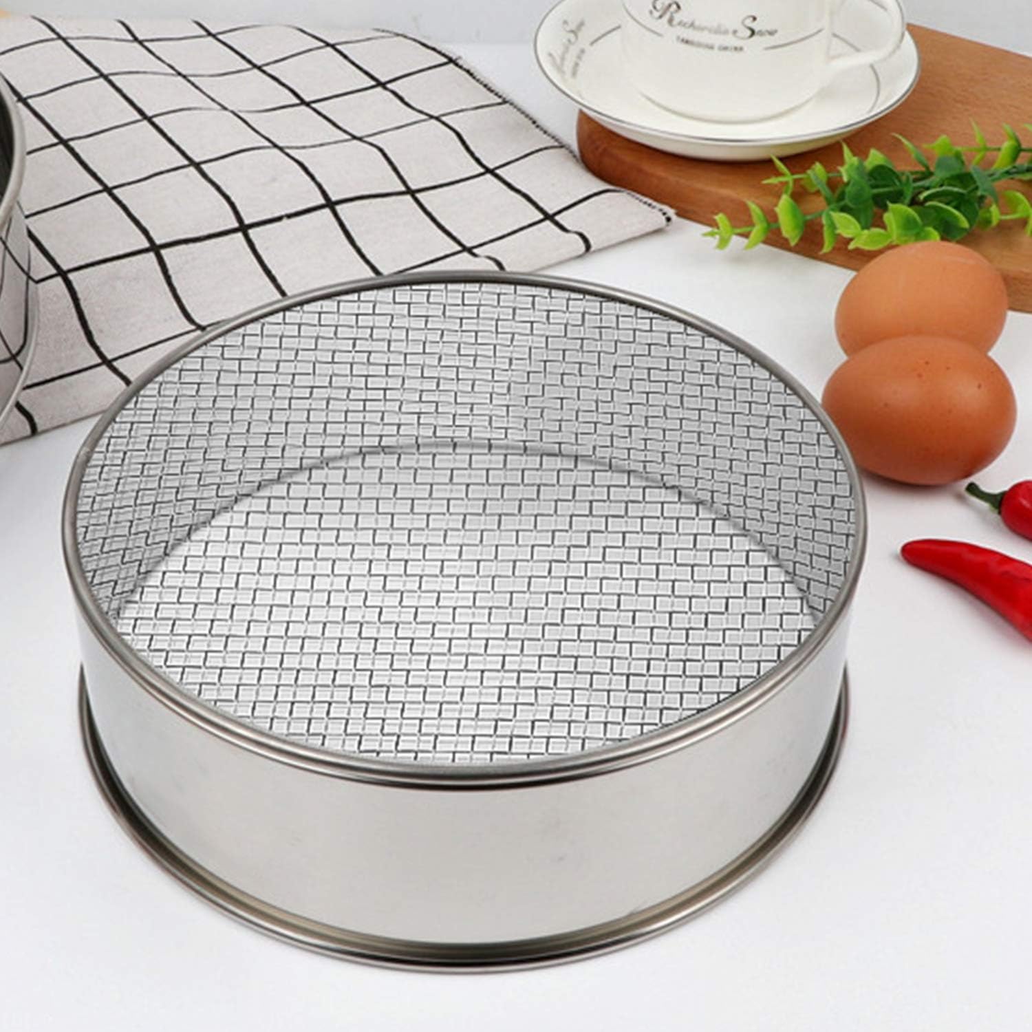 Grillage INOX Treillis Metallique,Grillage INOX 6 Mesh Multifonction Tissu De Treillis Métallique pour Les Armoires De Protection en Métal avec Écran De Jardin (Size : 1x1m)