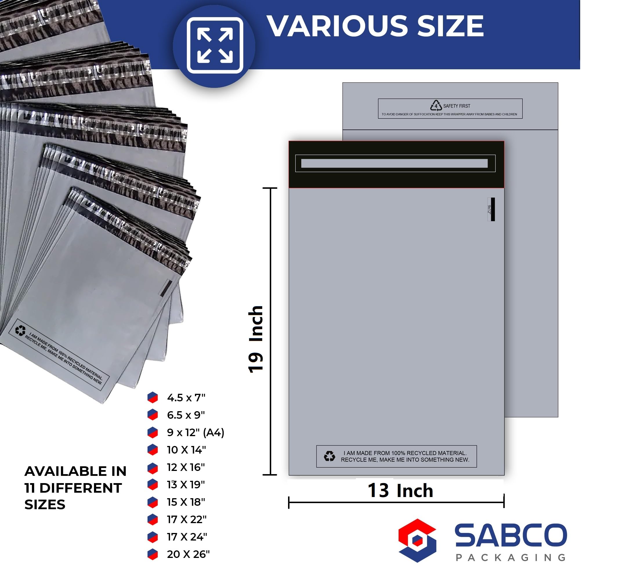 Lotto Buste Postali Grigie 200 Pezzi Buste Postali Grigie In Poli - Foto 7