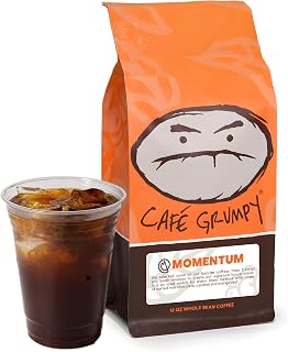 French Press Medium Roast, Fresh Momentum Blend, Coarse Ground Coffee for Cold Brew Pour Over Drip, Premium Whole Bean, 12oz