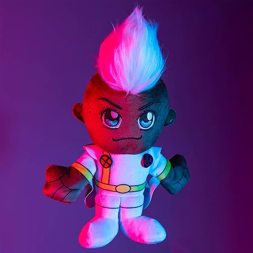 Miniatura 2 de Bleacher Creatures Marvel Storm Kuricha - Peluche sentado de 8 pulgadas, juguete suave inspirado en Chibi