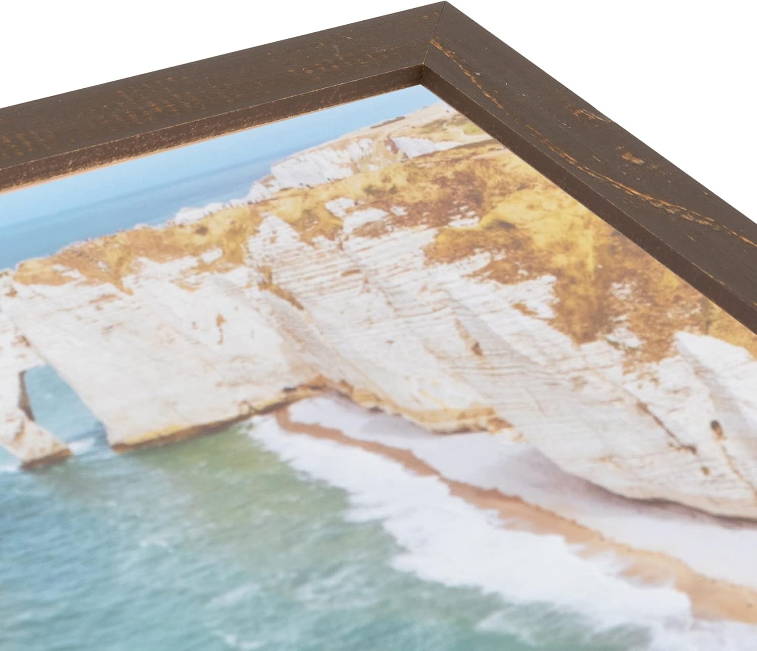 ArtToFrames 15x18 Inch Brown Picture Frame, This 1.00 Inch Custom Wood Poster Frame is Oak - Comes with Foam Backing 3/16 inch and Regular Glass (FBPLSM-ECO095-OAK-15x18)