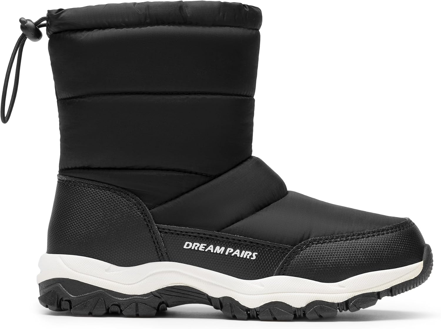 DREAM PAIRS Boys Girls Snow Boots Lightweight Slip Resistant Mid Calf Winter Shoes for Little/Big Kid