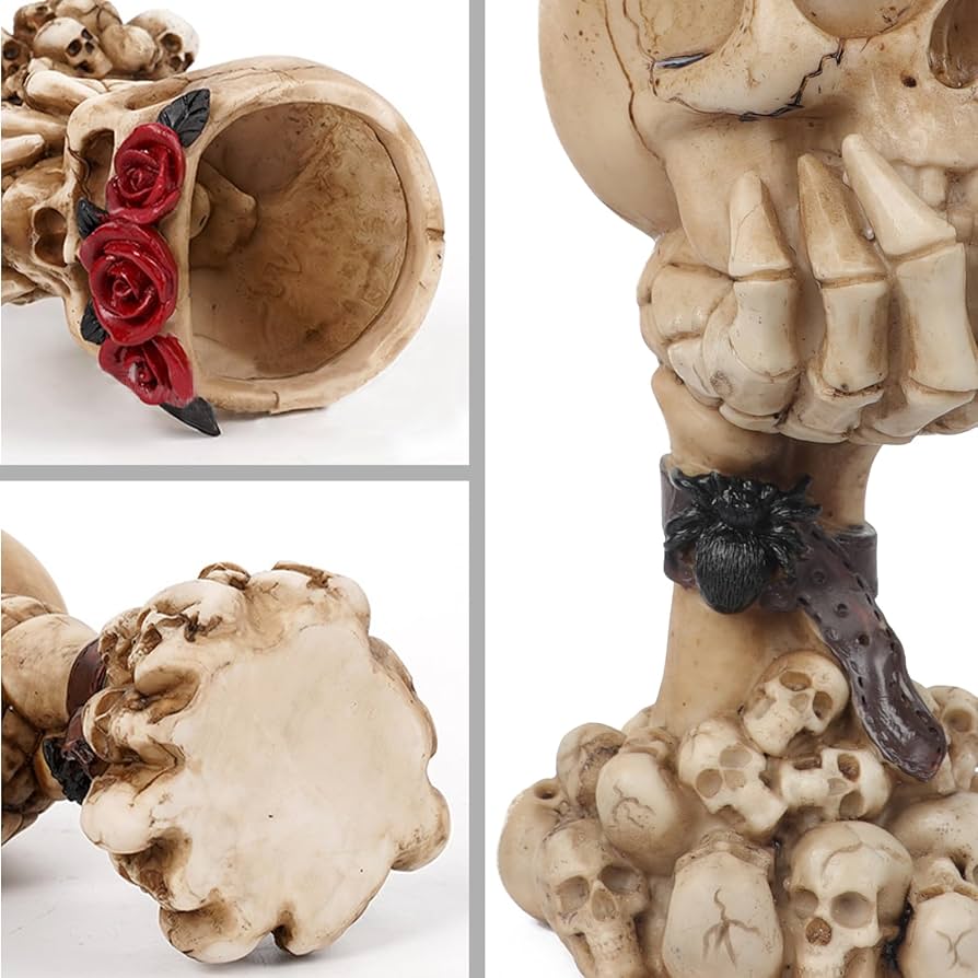 レジン スカルプランター 牛 置物 オーナメント アンティーク 花器 レジン スカルプランター 牛 置物 オーナメント アンティーク 花器