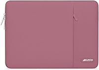 Vista 10 de MOSISO Funda vertical de poliéster con bolsillo para laptop de 13 y 13.3 pulgadas, para computadora MacBook Air, Pro 13. Pro 14, HP, Dell, ASUS