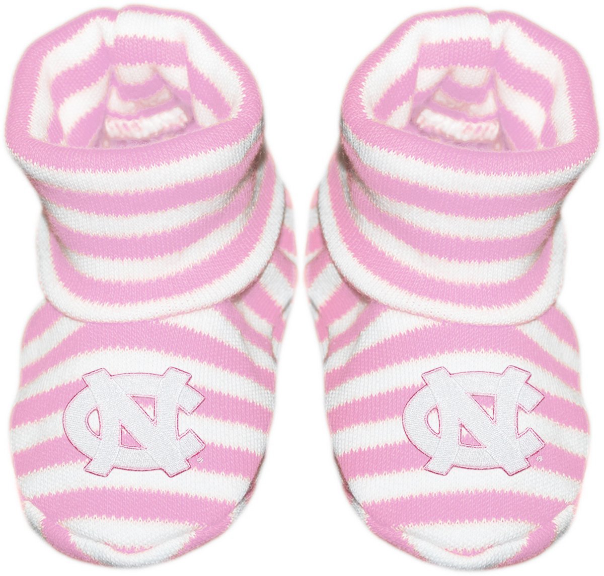 Creative Knitwear University of North Carolina Tar Heels Newborn Baby Striped Bootie Sock