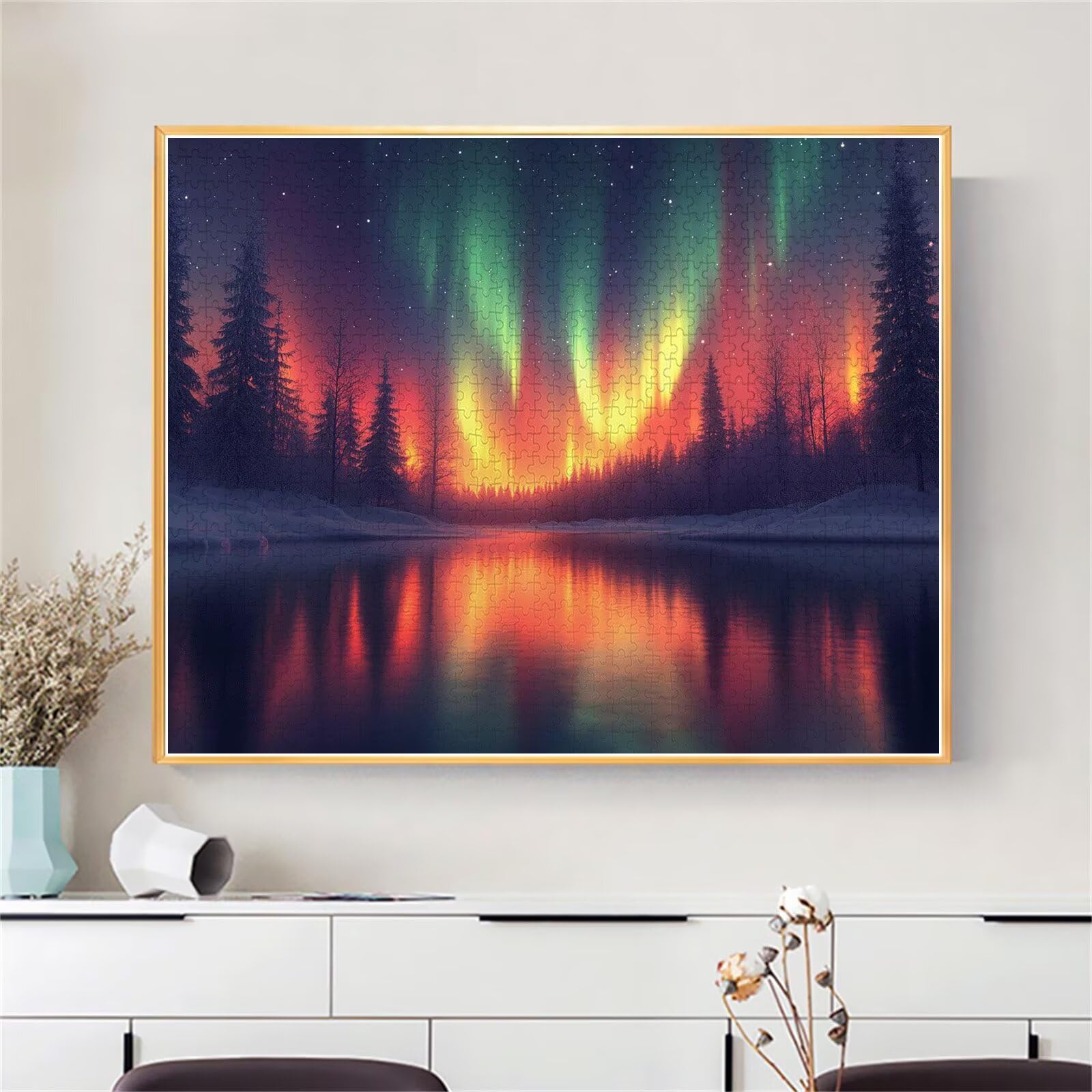 Puzzle Erwachsene 2000 Teile Aurora Sternenhimmel Educa Jigsaw für Kinder ab 8 Jahren Mädchen Jungen, Erwachsene Impossible Klassische Puzzles, Anspruchsvoll Spielspaß, Als Geschenke 70x99cm t-378
