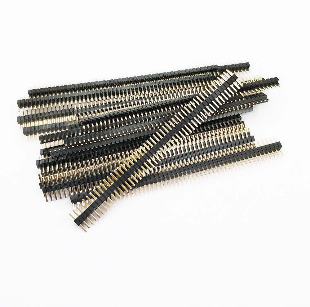 10 STKS 1 X50 PIN Enkele rij Rechte Vrouwelijke PIN Header 1,27 MM Pitch Strip Connector Socket 1 * 50 50p 50PIN 50 PIN voor PCB Board