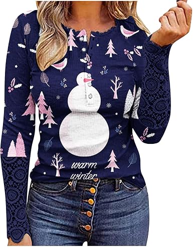 Amazon.com: Christmas Shirts for Women 