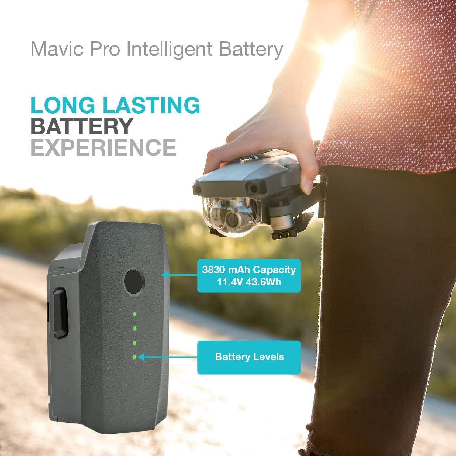 Connecteur cuivre et contact batterie - DJI Mavic Pro