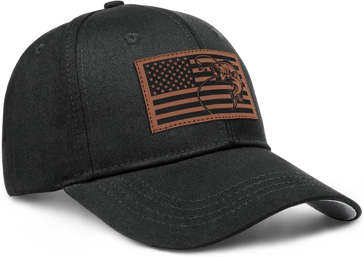 Fishing Gifts for Men American Flag Trucker Hat Mens Birthday Gifts Fishing Hat for Dad Fathers Day - Image 3