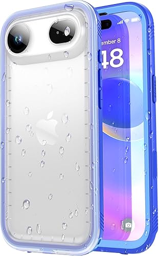 Miniatura 30 de SPORTLINK Funda para iPhone Air, IP68, impermeable, protección militar, cuerpo completo, resistente, a prueba de golpes, sellado 360, a prueba