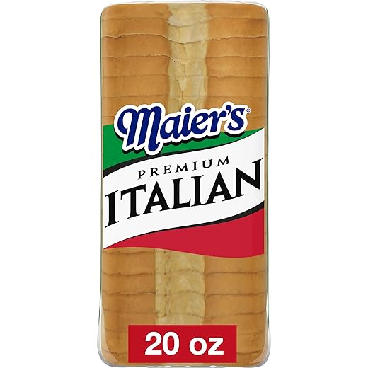 Maier's Premium Italian Bread, Bread with No High Fructose Corn Syrup, 20 Oz Loaf