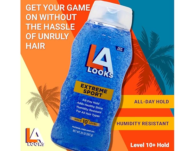 L.A. Looks Sport Xtreme Hold Gel, Paquete de 6 miniatura 4