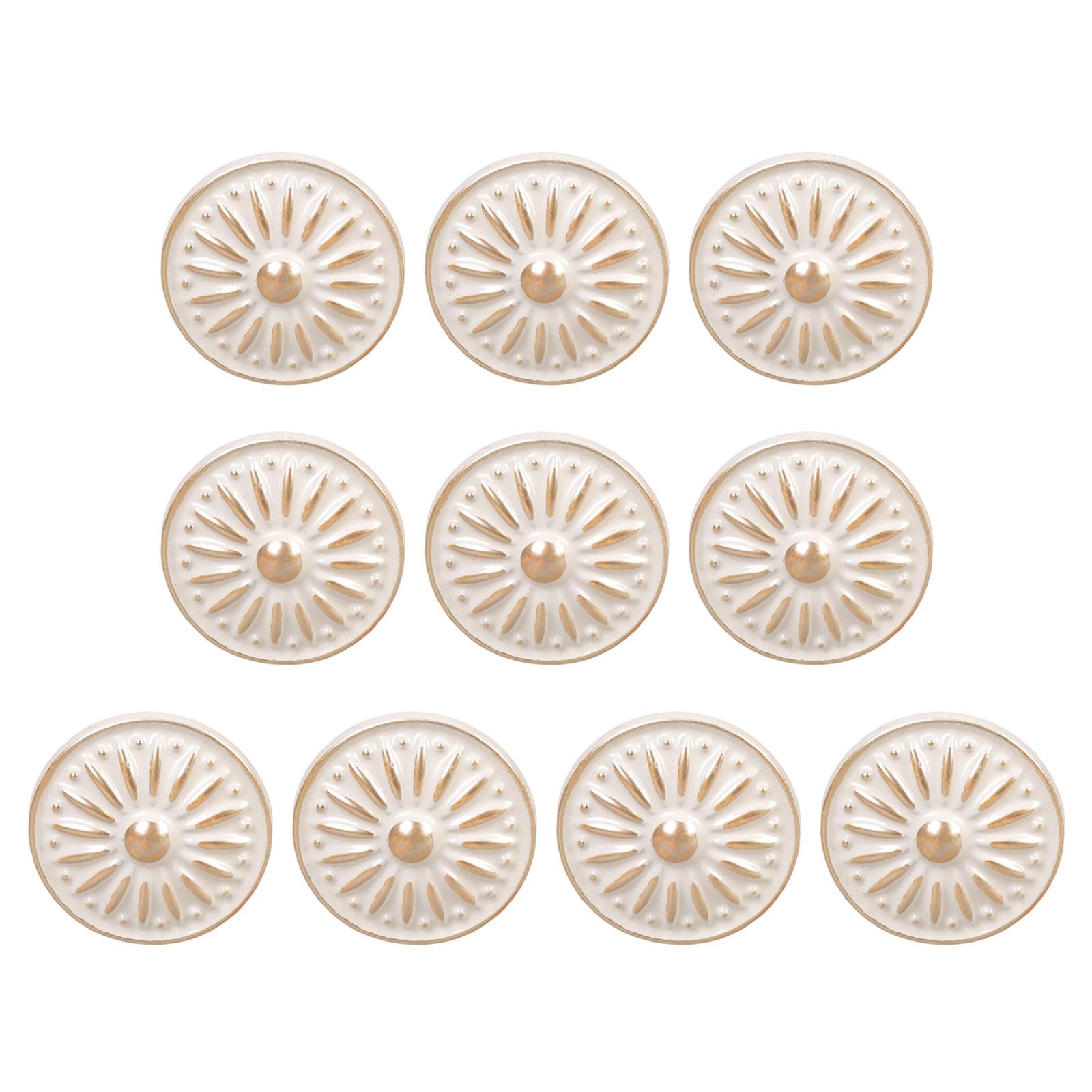 ZBIianxer European Retros Single Hole Round Cabinet Door Furniture Handles Knob Pull Desk Drawer for Cupboard and Wardrobe Multipurpose Drawer Handles