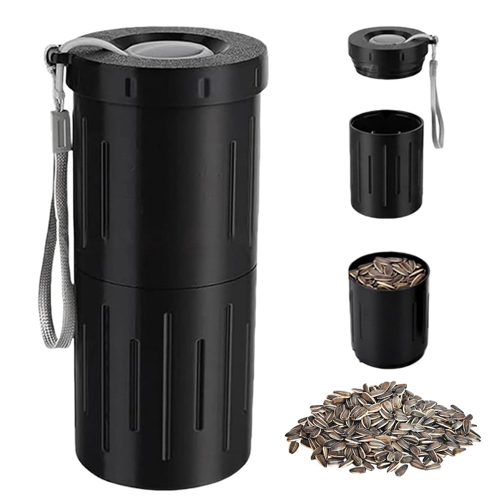 jiingekk Innovative Helianthus Nut Sheller Cup Easy to Use Portable Helianthus Nut Spit Cup Mess-Easy Snacking Gift Tiny Home Deck