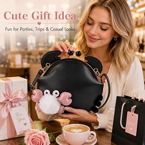 Women Crab Purse Novelty Bag - Fun Fish Clutch Unique Animal