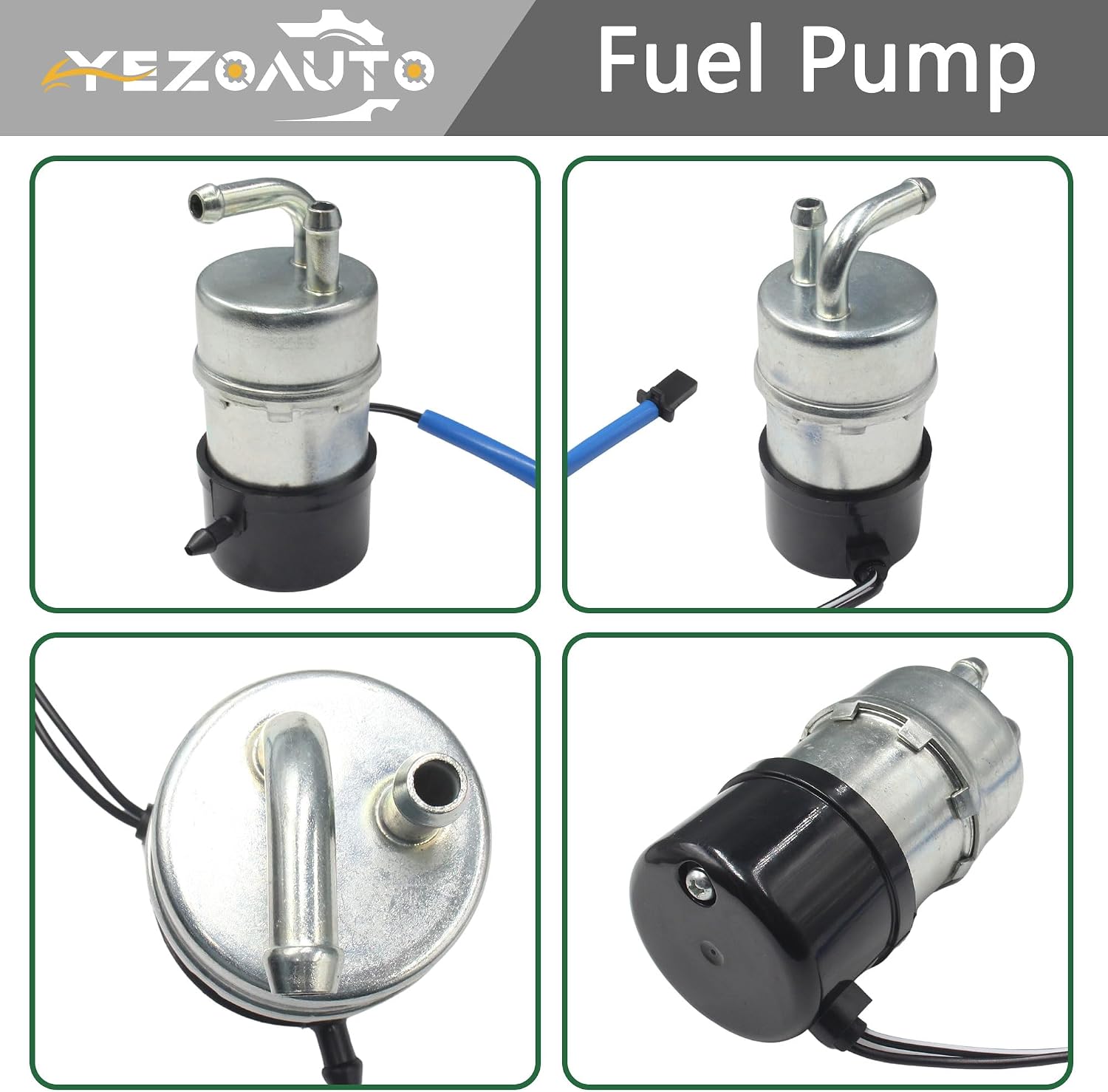 Fuel Pump with Filter for Yamaha XV1700 ROAD STAR 1700 MIDNIGHT 04-07 & XV1600 ROAD STAR 1600 99-03 / SILVERADO 99-03 / SILVERADO LIMITED EDITION 2003 Replaces 4WM-13907-00-00