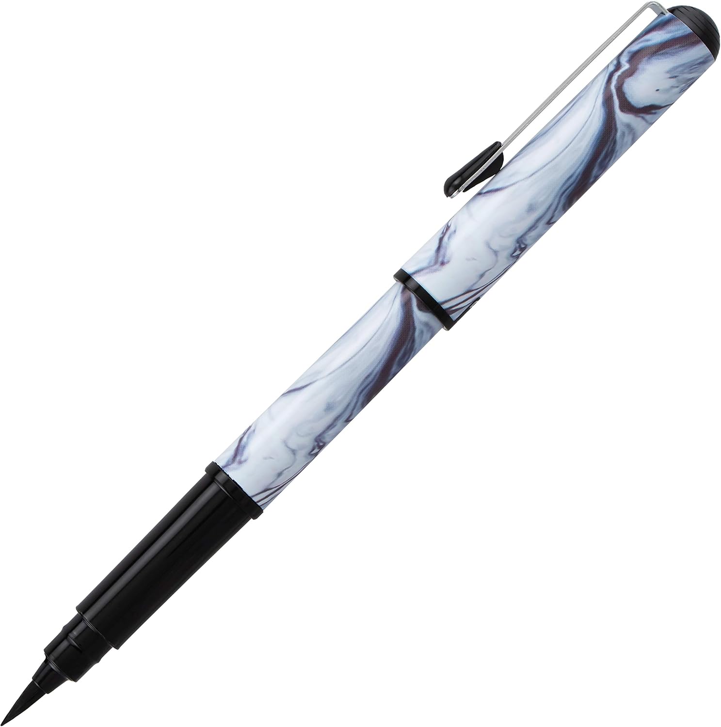 Pentel Arts Limited Edition Pocket Brush, Inking Brush Pen, Marble Wrap (GFKP3F1BPA)