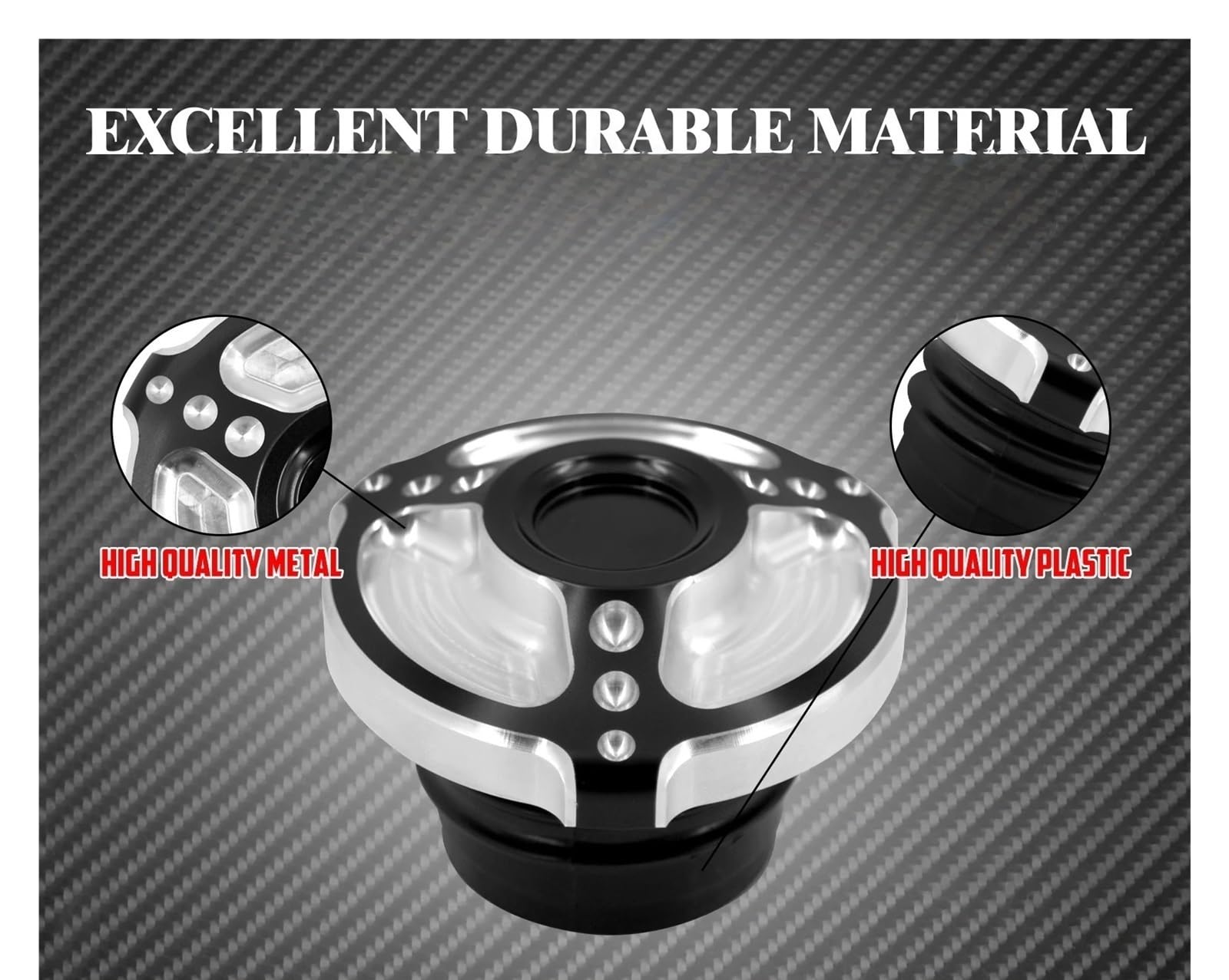 moto Tappo serbatoio bloccabile Per Har&ley Touring Road King FLHR Dyna Softail Breakout Fat Boy Sportster XL Tappo Serbatoio Carburante Con Sfiato