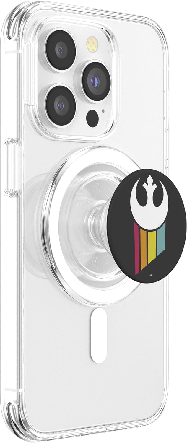 Star Wars Rebel Symbol Shooting Rainbow PopSockets MagSafe PopGrip for iPhone