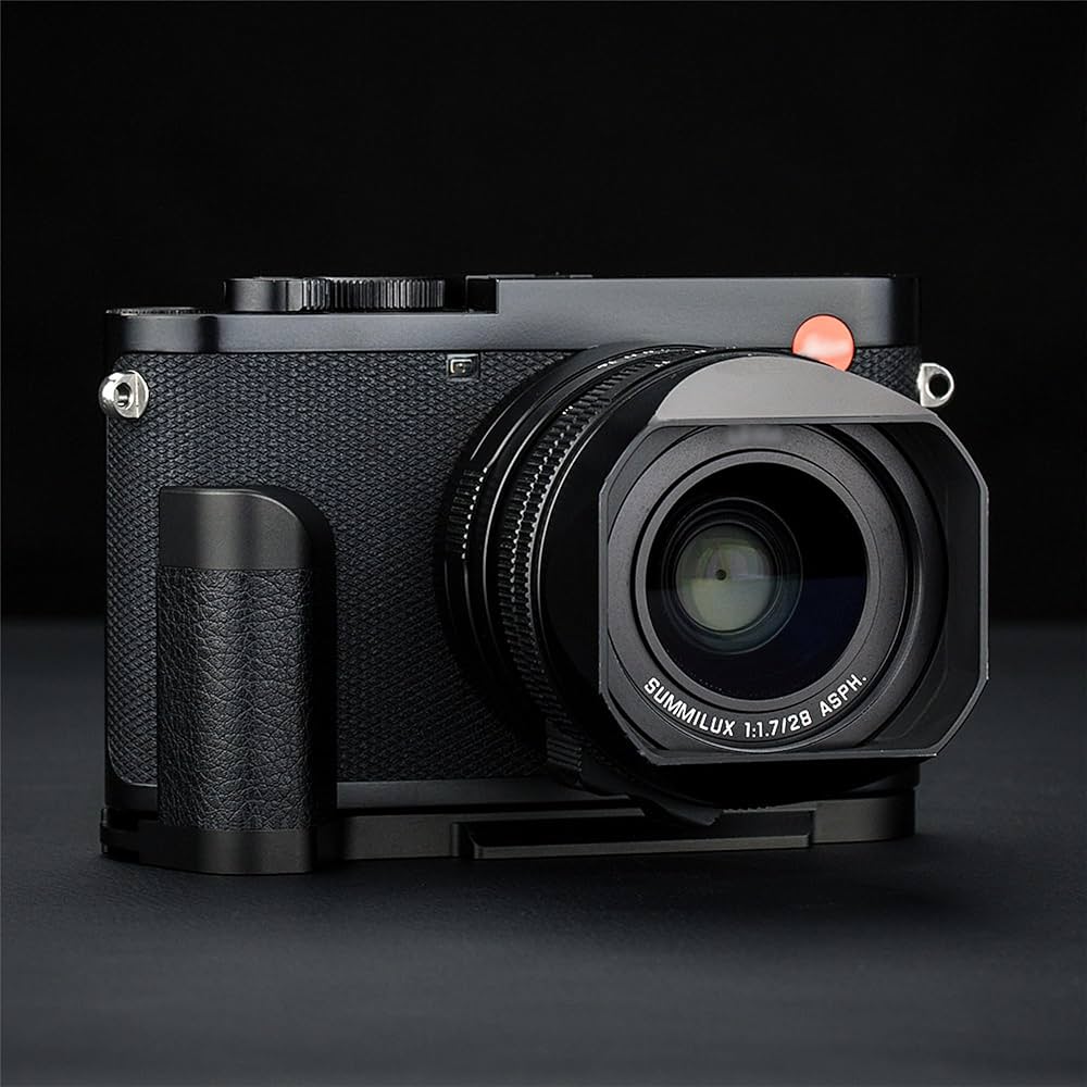 Leica Q2 ミラーレスカメラ 本体とグリップ Amazon | ソリッドメタルハンドグリップセキュアLブラケット