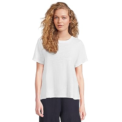 Eileen Fisher Crew Neck Short Sleeve T Shirts Women