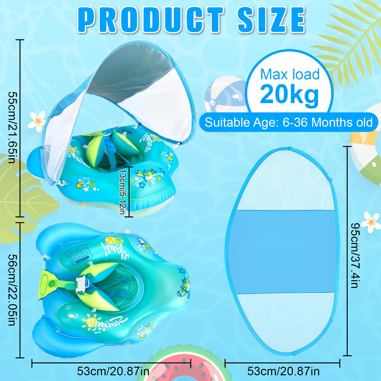Bouee Bebe Avec Pare Soleil Bouée Bébé Piscine Avec Parasol Amovible – Siège Flottant Gonflable Pour Bébés 3 à 36 Mois Bouée Enfant Sécurité été Bouee Bebe Avec Pare Soleil Bouée Bébé Piscine Avec Parasol Amovible – Siège Flottant Gonflable Pour Bébés 3 à 36 Mois Bouée Enfant Sécurité été
