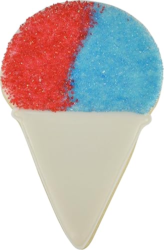 Miniatura 3 de R&M - Cortador de galletas con forma de cono de nieve (3,75 pulgadas), acero inoxidable