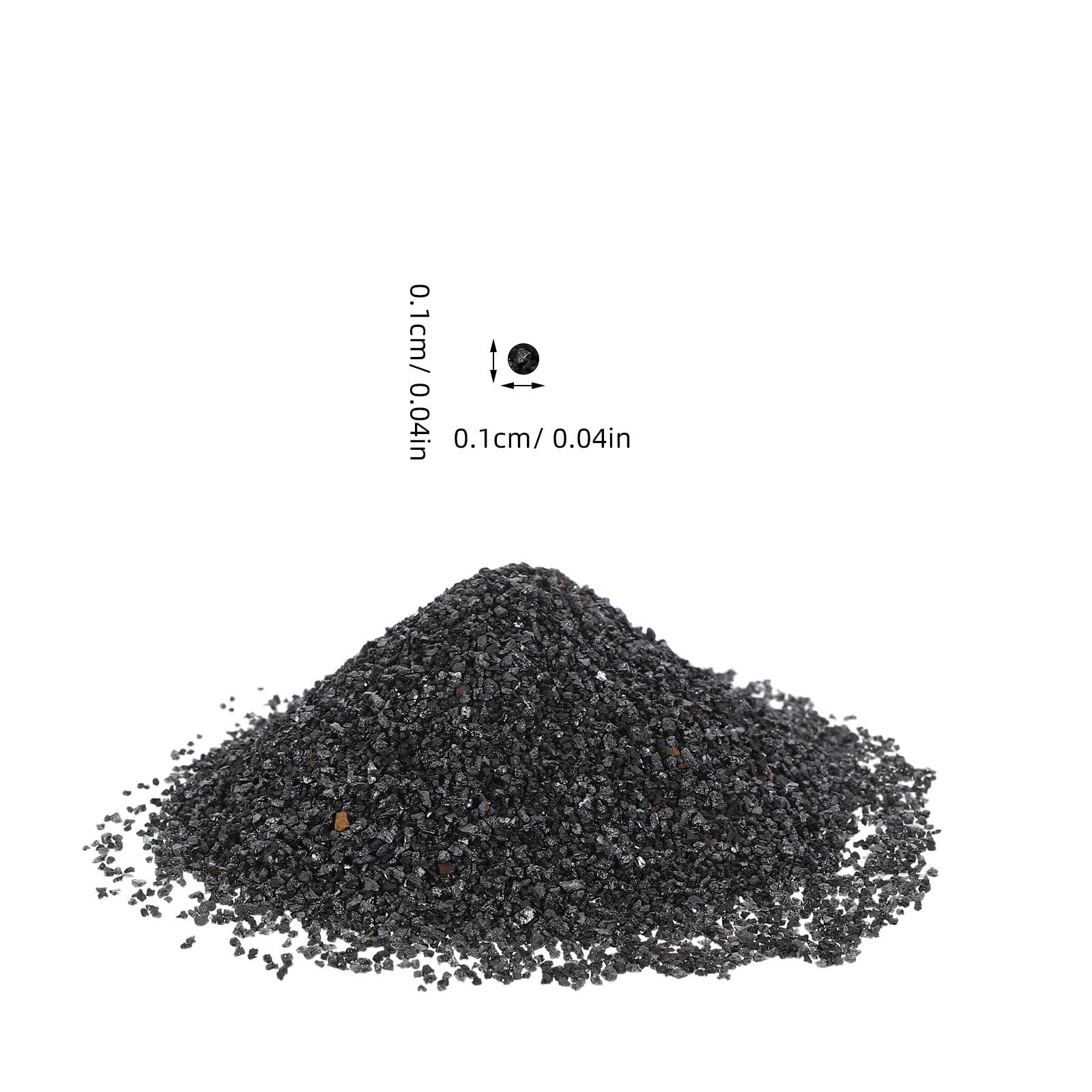 1 caja de carburo de silicio negro de malla 24-1,1 lb. Abrasivo industrial de carburo extra grueso para pulidoras de rocas, ideal para moler materiales duros, pulir piedras, arenar metal y