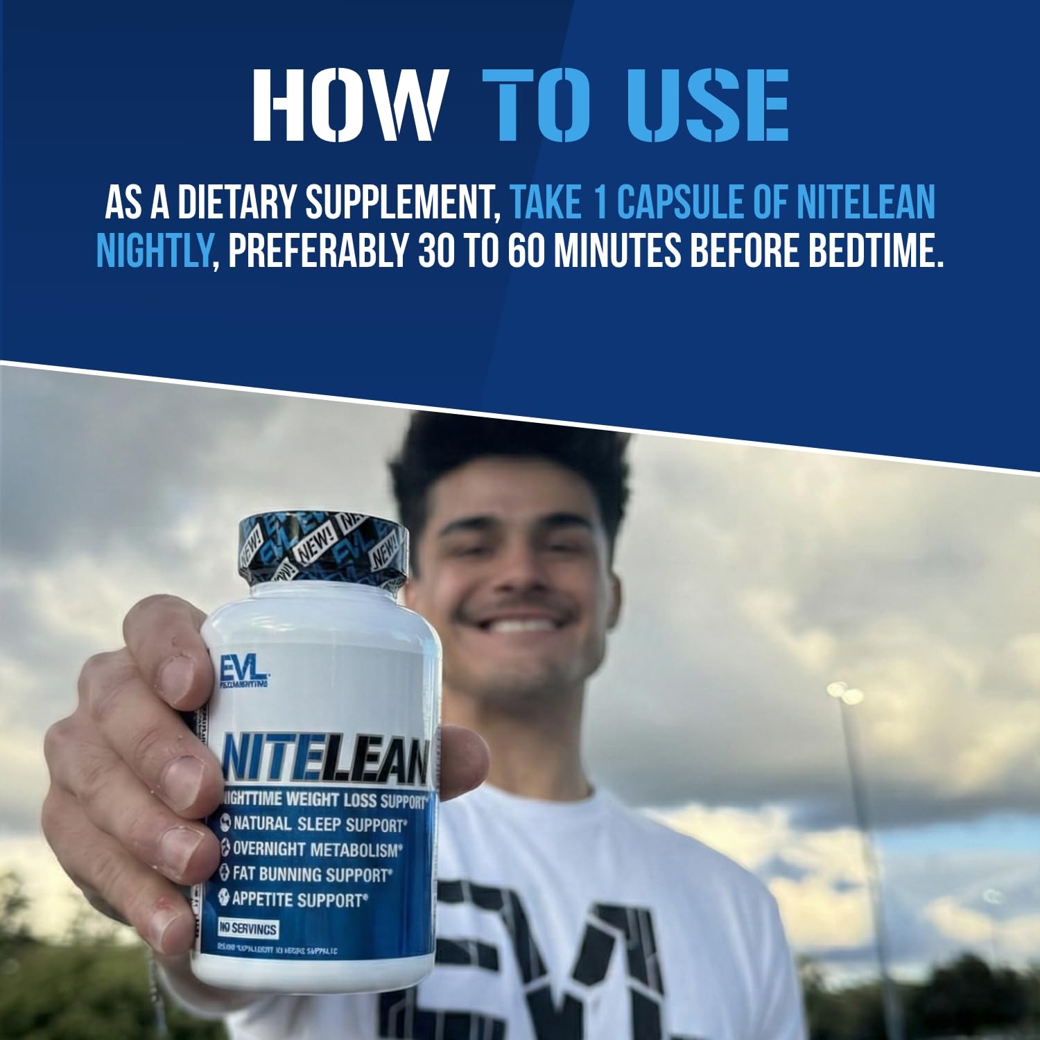 Night Time Fat Burner for Weight Loss Support - Belly Fat Burner for Men & Women with Green Tea and White Kidney Bean Extract - Nighttime Metabolism Booster & Sleep Optimizer to Help Stubborn Fat Loss — Amazon image 5