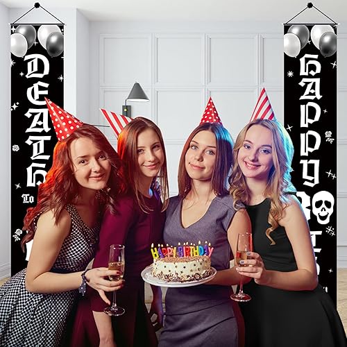Miniatura 5 de Cartel de feliz cumpleaños número 30 para mujeres y hombres decoración divertida de fiesta de cumpleaños con temática de cumpleaños de 30 años en