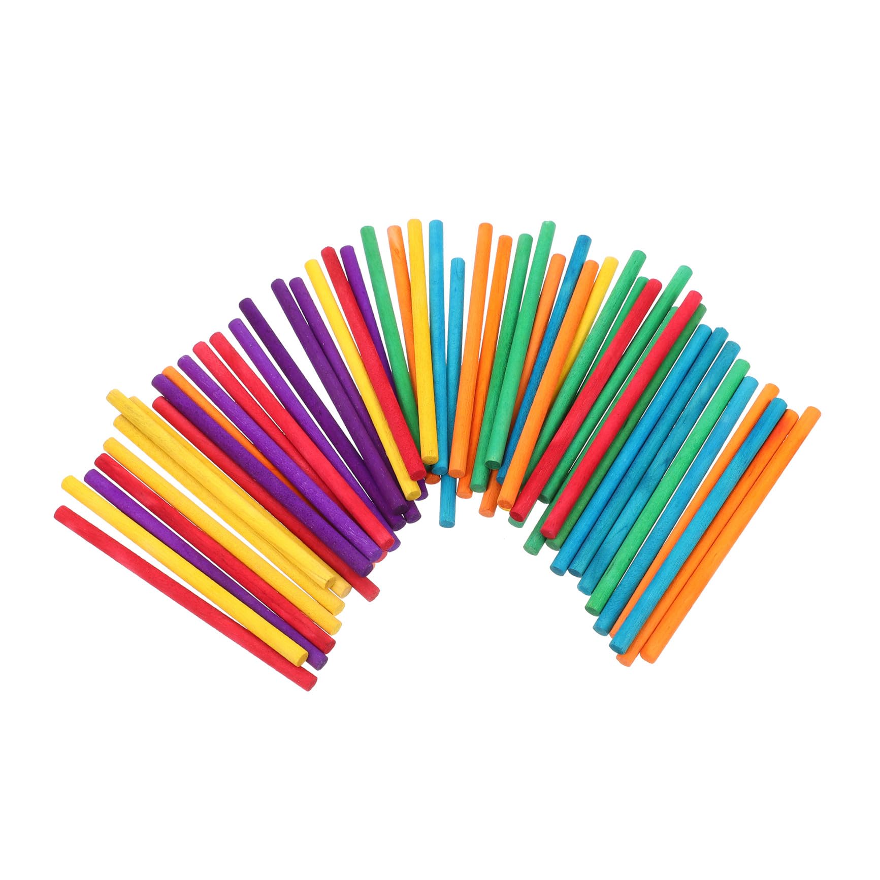 jojofuny 500 Palitos de Helado de Madera Lisos para Bricolaje y Manualidades, Seguros y Perfectos para Hacer Helados Caseros y Decoración en Casa