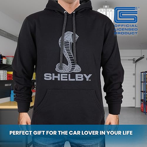 Miniatura 2 de Shelby American Cobra Super Snake Logo Hoody - Negro