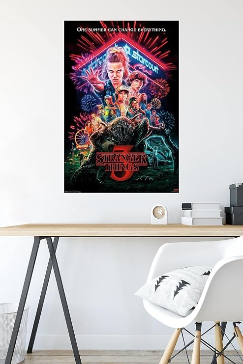 Trends International Netflix Stranger Things: Season 3 - One Sheet Wall Poster, 22.375 x 34, Unframed Version