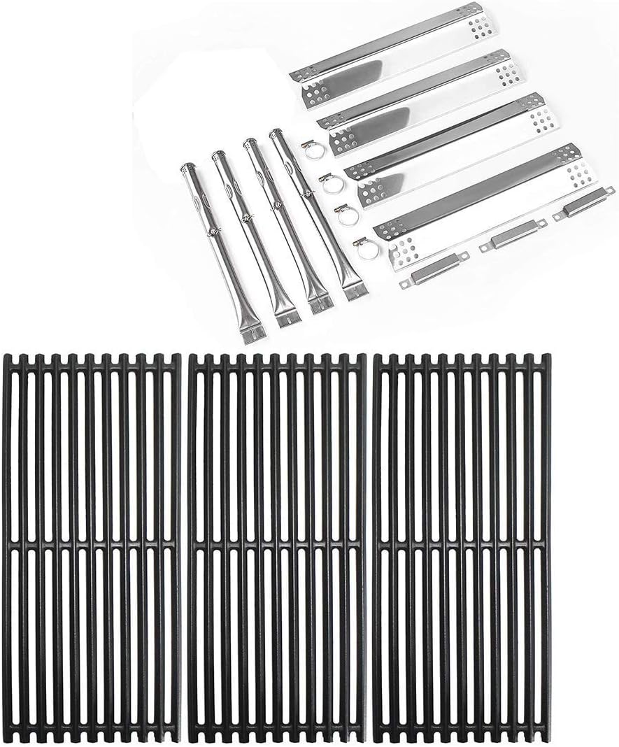 Grill Kit for Charbroil 463241313 T22D T36D T-22D T-36D 463241314 466241313 466241314 466242014 466242314 Heat Tent + Grill Burner + Cooking Grates