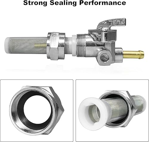 Miniatura 4 de Interruptor de válvula de gasolina para Harley Sportster Big Twin y tanques personalizados 1975-2006 Reemplazar 62168-81 62167-81 62163-75 011401