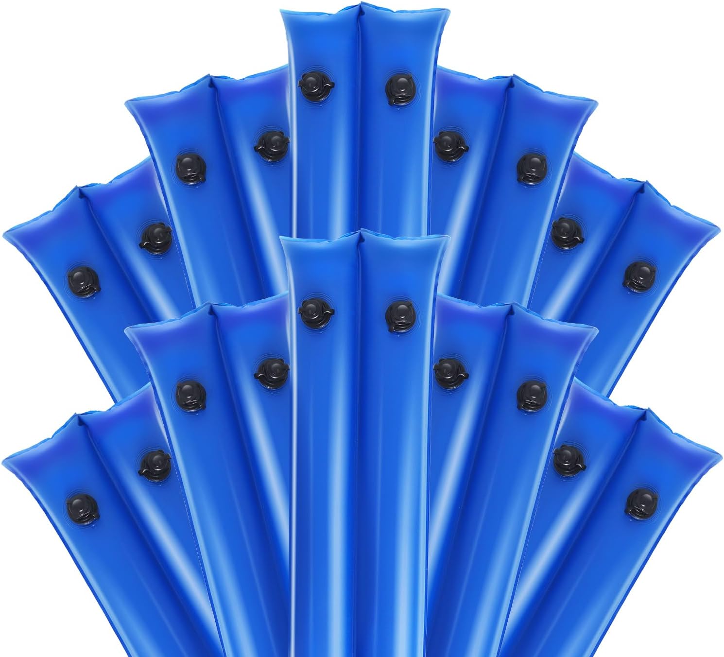 Pool Water Bags,10 Pack 8.5Ft Heavy Duty Double Chamber Water Tubes Pool Cover Weights for Inground Pool,0.4mm Durable Water Bags for Winter Pool Cover (Blue)