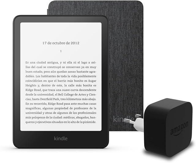 Último Kindle Paperwhite 2024 16 GB sin anuncios con funda