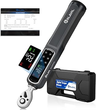 Digital Torque Wrench 1/4 Drive, 0.4-22.1 Ft.Lb 2% Accuracy