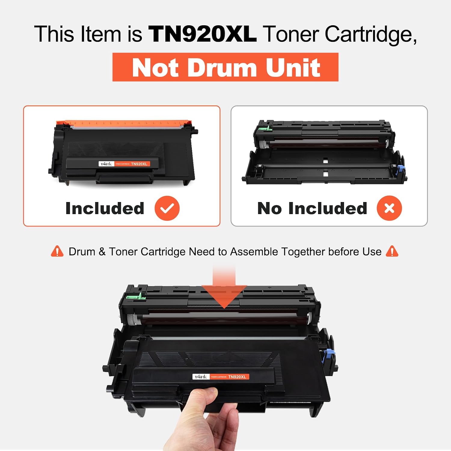 TN920XL 920XL Toner Compatible for Brother Printer HL-L6210DW Black 4 Pack image 4