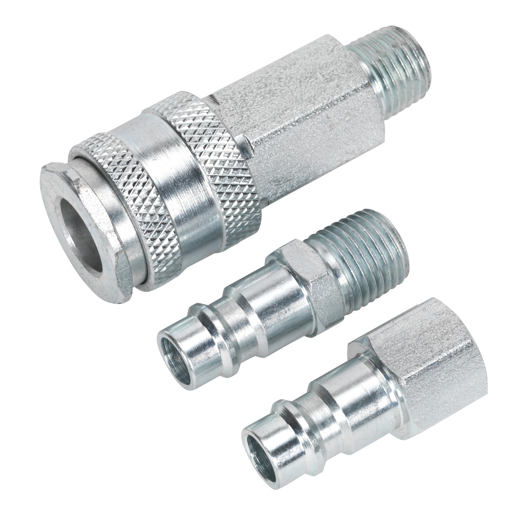 Sealey ACH60 High Flow Air Tool Coupling Kit 1/4""BSP