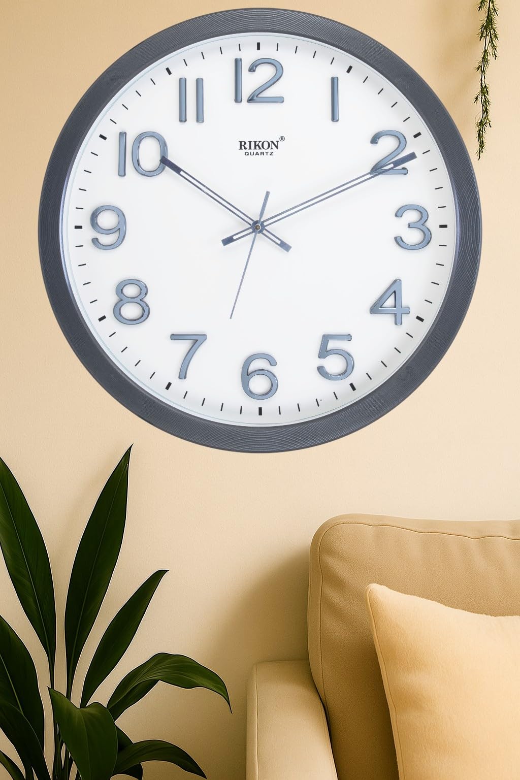 【アキ】ヒスミニ　WALL POCKET & SPECIAL CLOCK Buy RIKON RK-56 DX SW Grey Analog Wall Clock – 43.68x43.68 CM