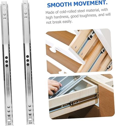 Miniatura 7 de DOITOOL Muebles de casa de miniture con riel deslizante para cajones, 2 piezas, cajón de madera, diapositivas de alta resistencia, para cajones de