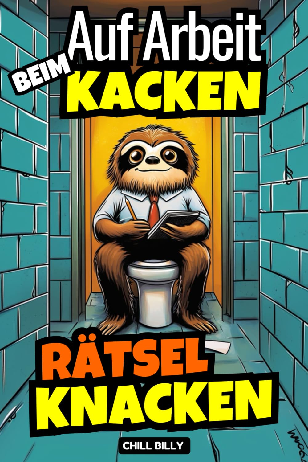 Auf Arbeit: Rätsel knacken beim Kacken: Das Klo Rätselbuch als Geschenk für Kollegen & Chef: Klo Rätsel Buch | Lustiges Geschenk für Arbeitskollege & Arbeitskollegin | Klobuch Rätselheft