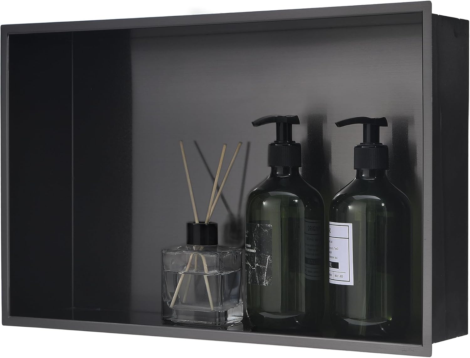 Stainless Steel Shower Niche 12" x 18" Recessed Shower Niche, No Tile