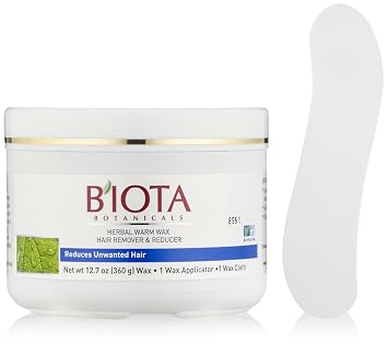 Biota Botanicals Bioxet Series Hair Minimizer Herbal Warm Wax, 12.7-ounce