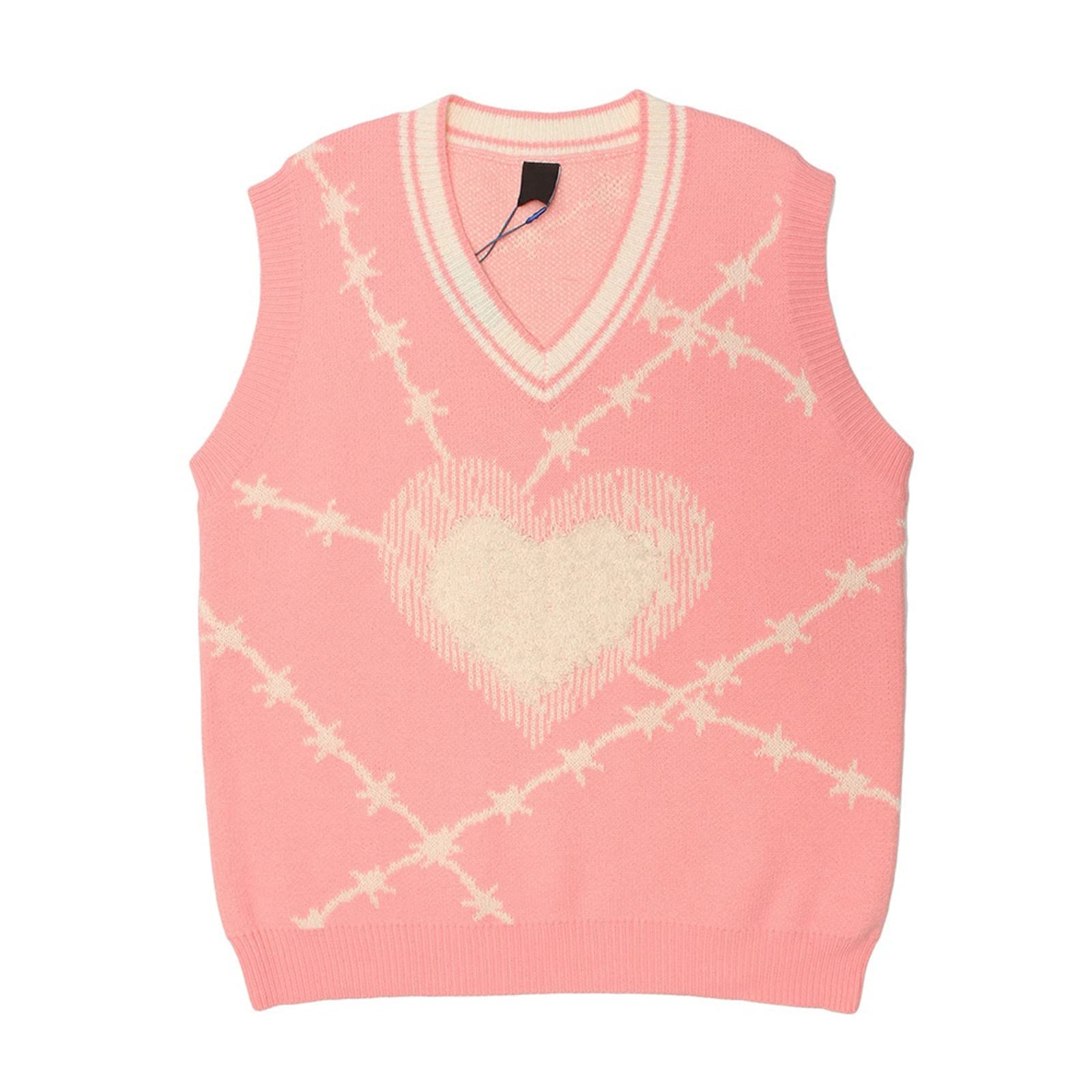 Amazon.com: Yuxahiugmj Vest for Men Heart V-Neck Men Sweater with  Sleeveless Autumn Vest Men Couple Sweaters (Color : Pink, Size : M) :  Clothing, Shoes u0026 Jewelry