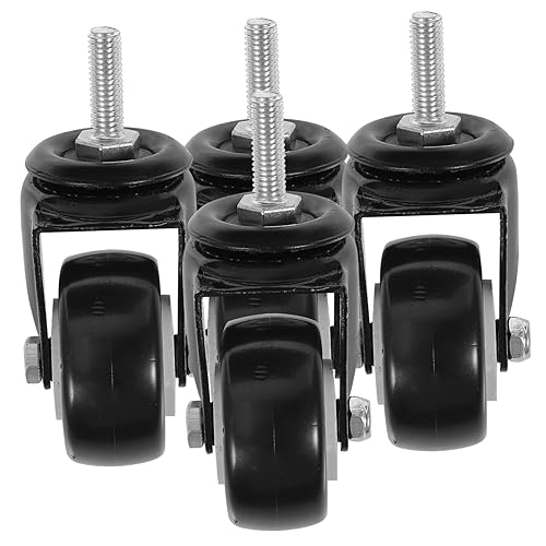 Ruedas giratorias resistentes de la rueda de la estantería del alambre industrial para las unidades de almacenamiento de la oficina